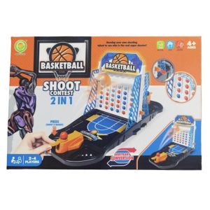 Mini Επιτραπέζιο Παιχνίδι Basketball για 2 παιχτες Πολύχρωμο Πλαστικό 035860