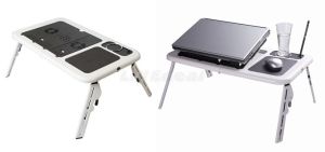 Τραπεζάκι Laptop e-Table αναδιπλούμενο, με 2 ανεμιστήρες ψύξης