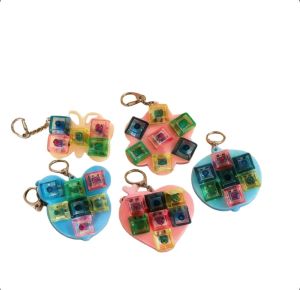 Μπρελόκ αντιστρες  fidget σε σχήμα  πληκτρολογίου με φωτισμό
