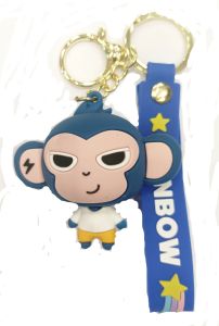 Μπρελοκ από καουτσούκ cartoon charm cute monkey 6cm