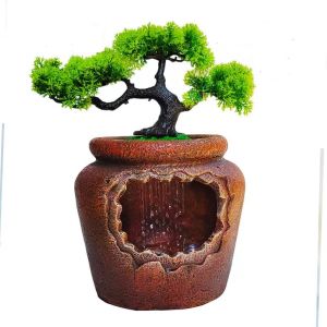 2708 Συντριβάνι bonsai με Φωτισμό LED 27x21x34cm