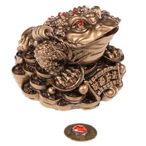 Feng Shui Βατραχος συμβολο πλουτου και ευημεριας - Μπρονζε