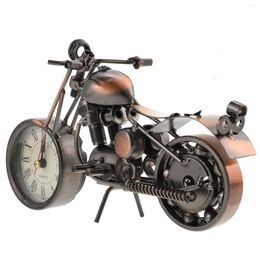 Διακοσμητικη Μεταλλικη μοτοσικλέτα με επιτραπέζιο ρολόι 