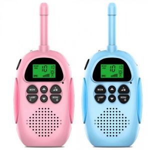 Σετ Παιδικοί Ασύρματοι Πομποδέκτες 2 τεμ – Eνδοεπικοινωνία Walkie Talkie Χρώματος Μπλε- Ροζ  S-610