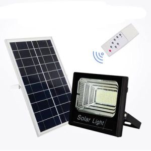 Ηλιακός Προβολέας LED 100W 6000K Αδιάβροχος με  πάνελ