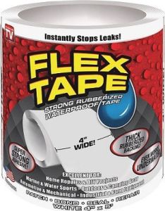 Flex Seal 100mm x 1.5m Flex Tape Λευκή