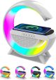 Ασύρματος φορτιστής με ατμόσφαιρικο RGB φως Bluetooth ηχείο