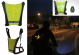 Επαναφορτιζόμενο Γιλέκο Πλάτης Ασφαλείας Ποδηλάτου με Φωτεινή Σήμανση Led και Τηλεχειριστήριο