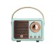 Vintage retro επαναφορτιζόμενο ασύρματο Bluetooth ηχείο με υποδοχή κάρτας ,USB και AUX