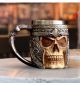 Κούπα καφέ μπύρας Μεσαιωνική skeletor 400 ml από ανοξείδωτο ατσάλι