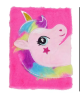 Γούνινο Σημειωματάριο Unicorn 21cm*15cm