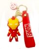 Μπρελόκ  SuperHeroes Iron Man από καουτσούκ σε κόκκινο χρώμα 6cm