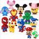 Μινι Building Block Set 520 τεμ. σε 20 σχεδια 