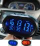 Ψηφιακό ρολόι-ξυπνητήρι, θερμόμετρο ΙΝ/OUT και βολτόμετρο αυτοκινήτου